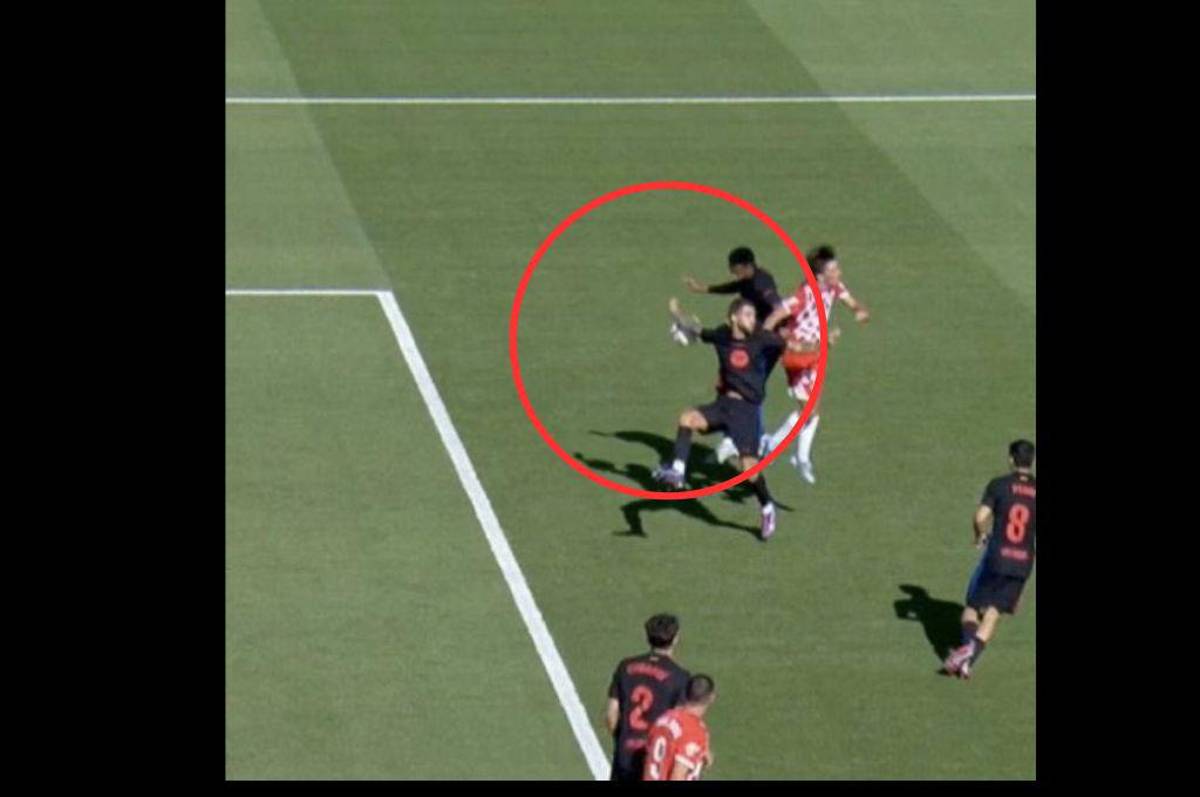 ¿Por qué el VAR anuló el penal por mano de Iñigo?, la bronca de Yamal con jugador del Girona y la polémica expulsión de Ferrán