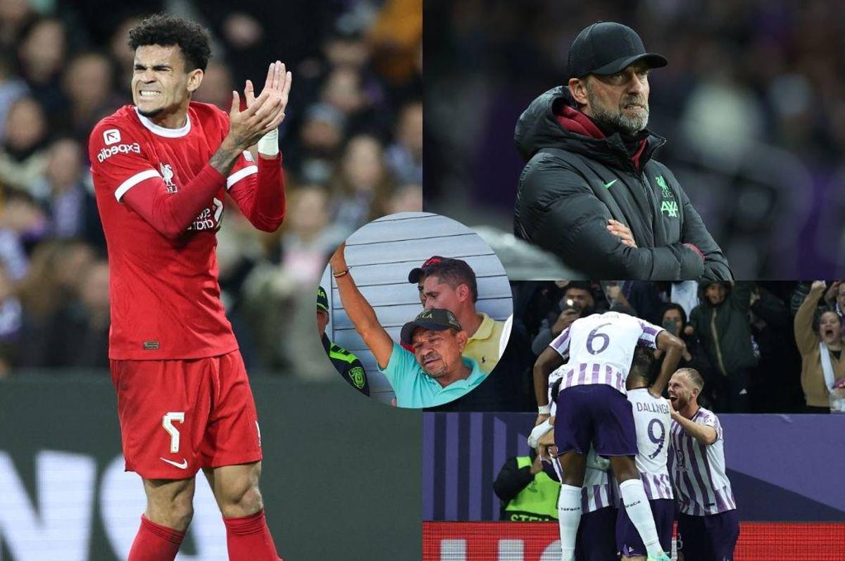 Luis Díaz y el VAR al 97’ fueron protagonistas en la caída del Liverpool ante el Toulouse en la fecha 4 de la Europa League