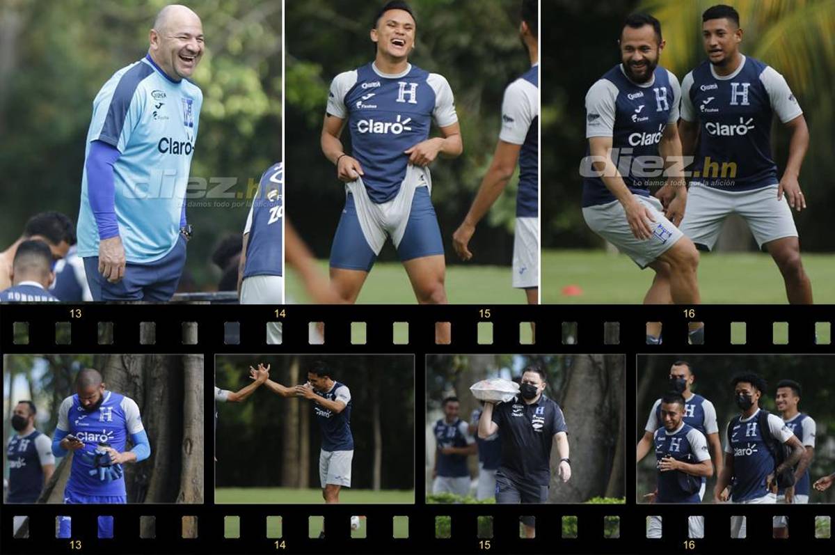 Al mal tiempo, buena cara: Honduras cierra con alegría su última práctica antes de enfrentar a México