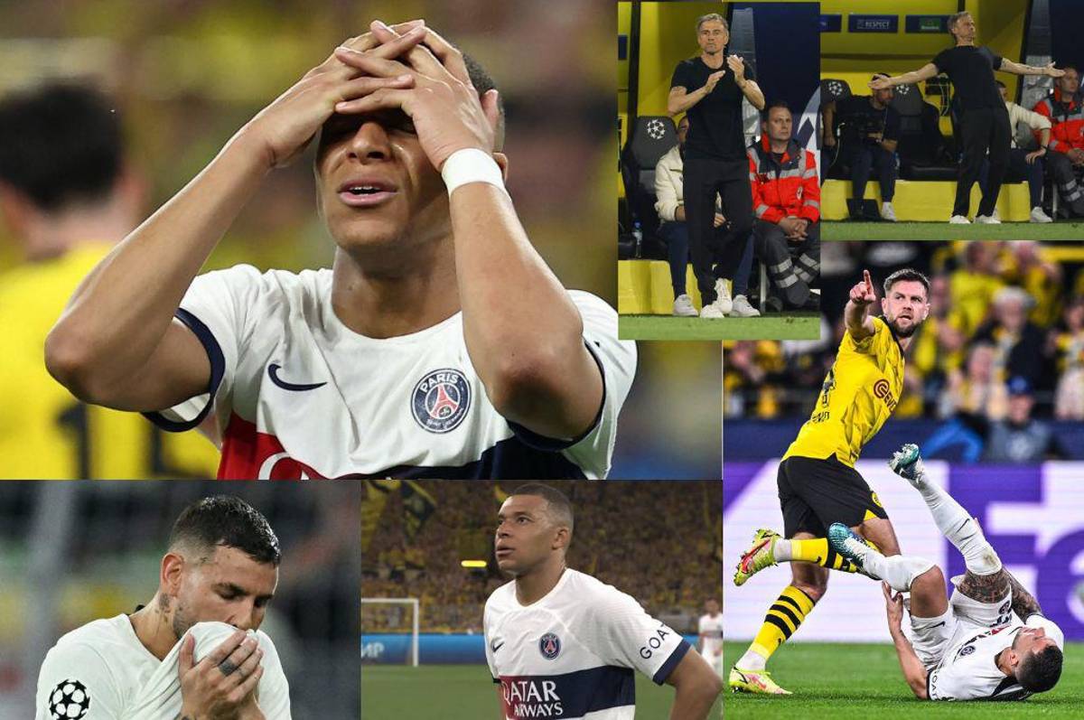 El motivo del enfado de Mbappé, el problema de Luis Enrique y el festejo del Dortmund tras ganar a PSG en Champions