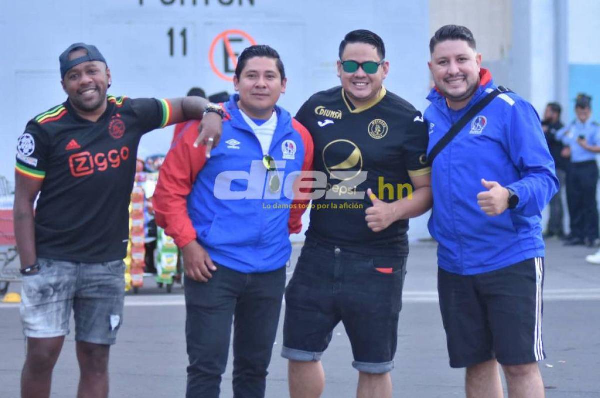 Así se vivió el ambientazo en el estadio Nacional Chelato Uclés por el Motagua-Olimpia de la Liga Concacaf