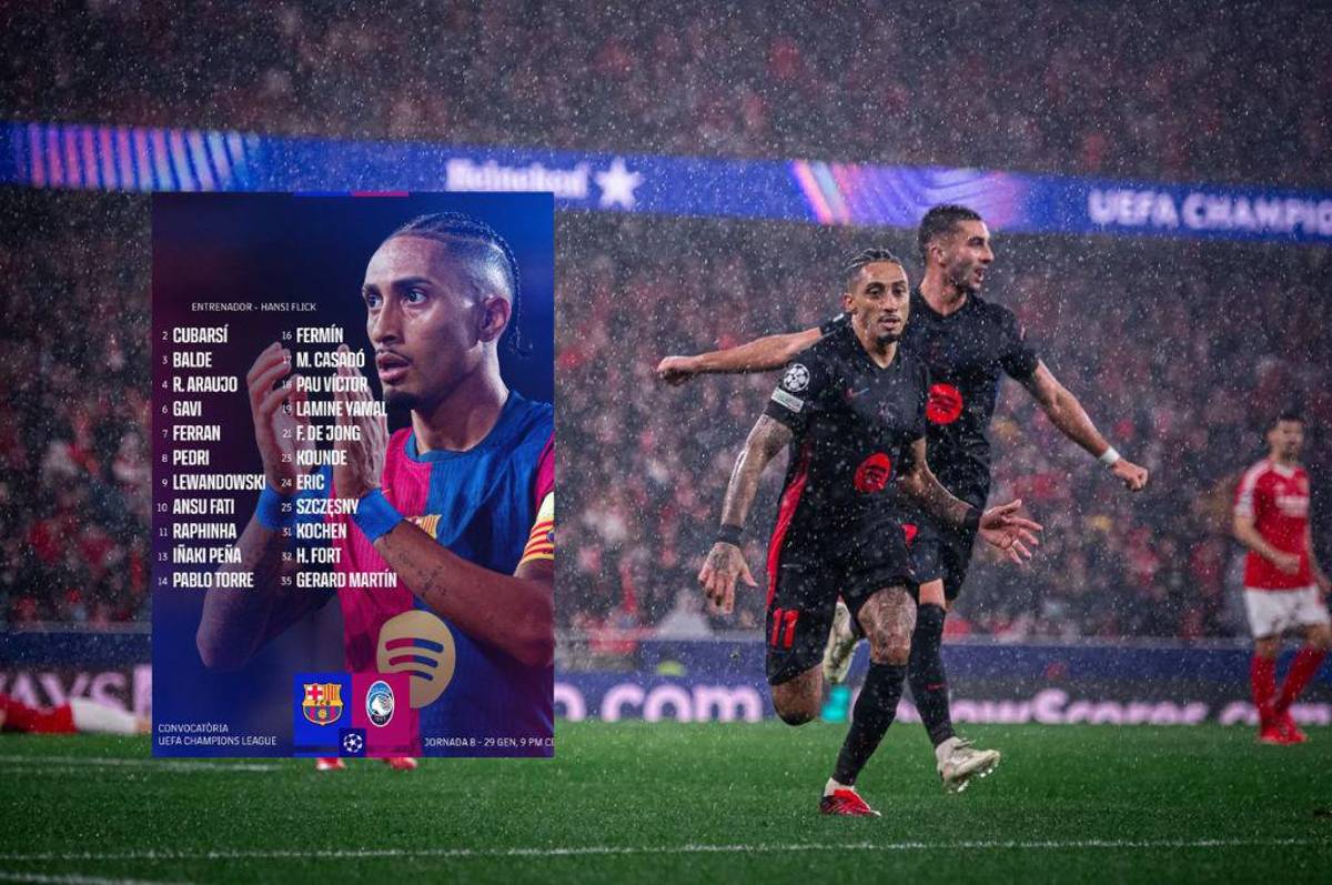 ¿Ayudarán a Real Madrid? La convocatoria del Barcelona para el último juego de la Champions League; hay dos bajas