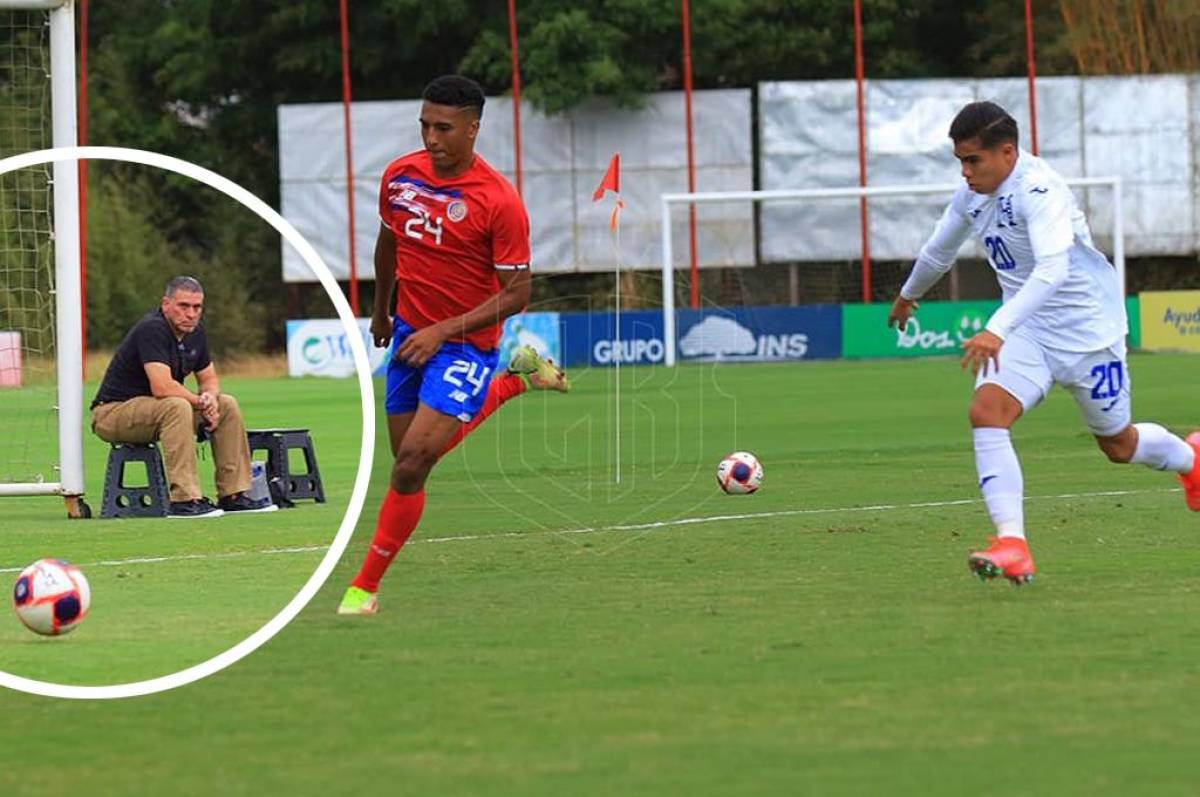 Luis Fernando Suárez no pierde tiempo y observó los juegos amistosos Sub-20 de Costa Rica ante Honduras