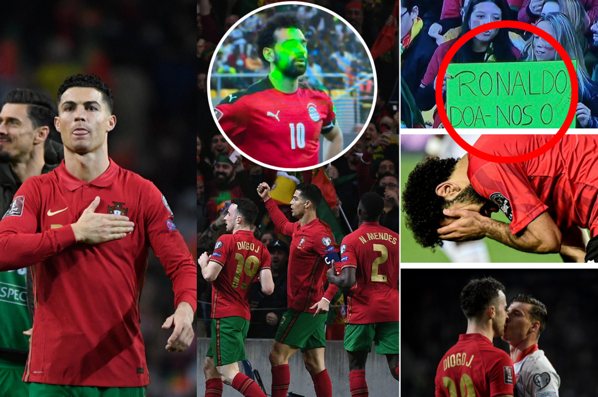 Bronca en el Portugal-Macedonia, Cristiano Ronaldo recibe curiosa petición antes de su último Mundial en Qatar y Mané consuela a Salah