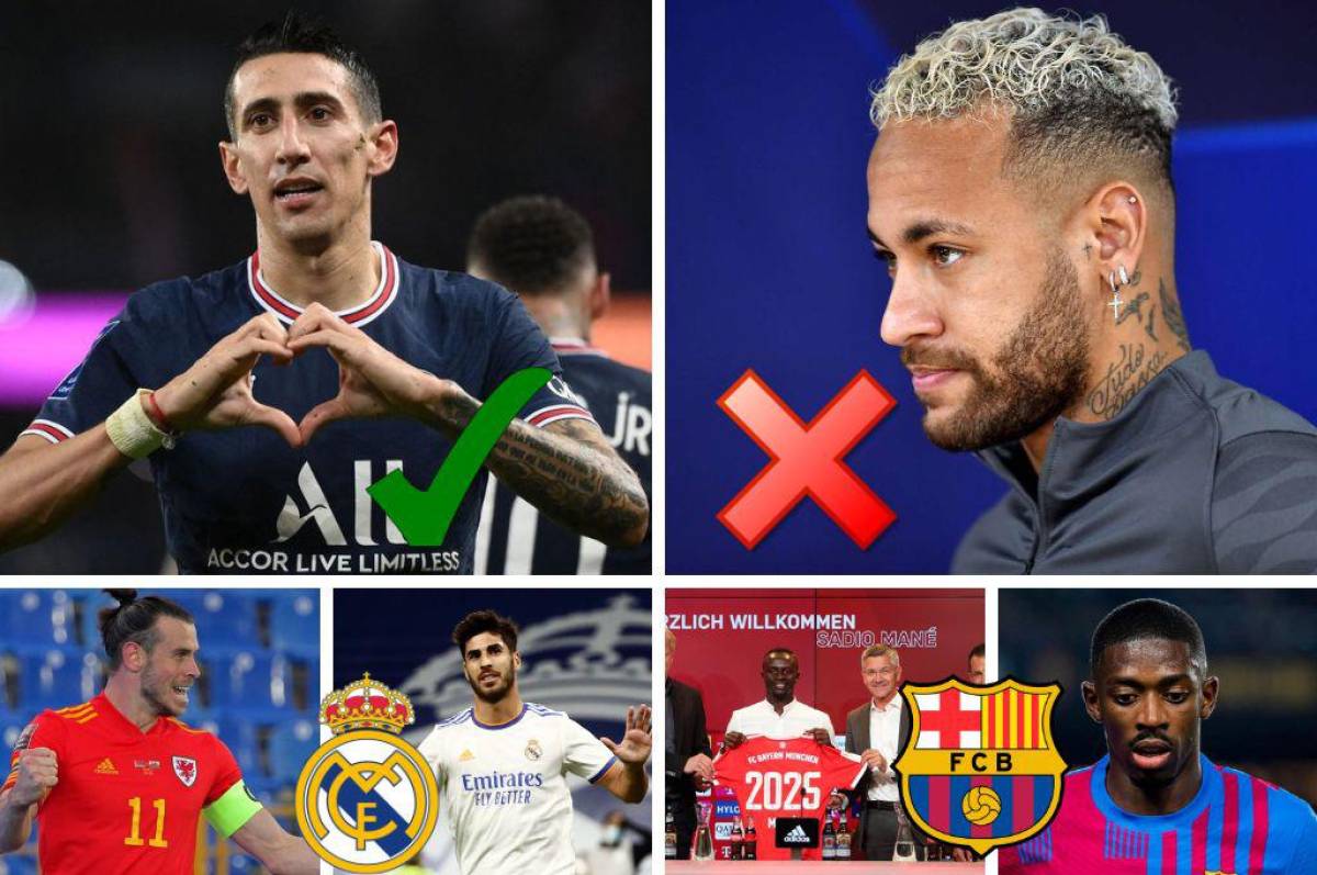 Mercado: Neymar puede cambiar de club, los tres fichajes del Barcelona y el sorpresivo destino de Gareth Bale