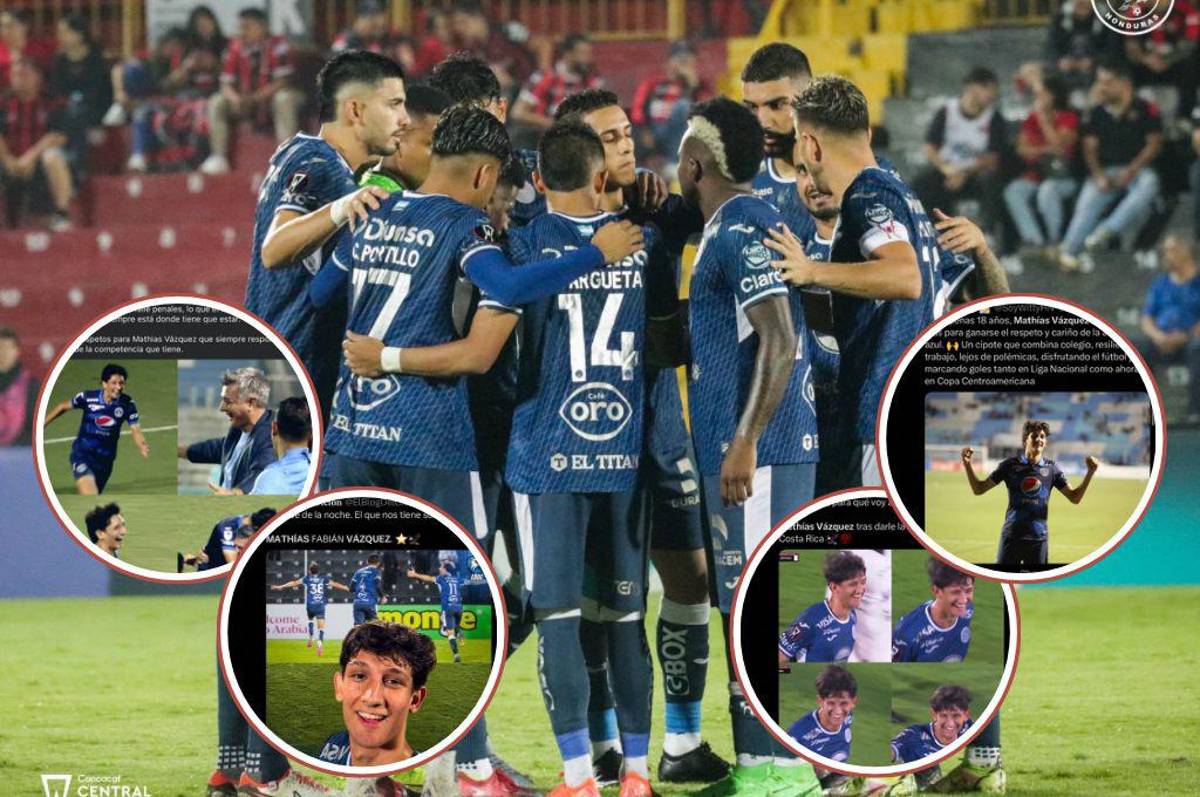 No jugaba porque era hijo del DT: la prensa se rinde ante Mathías Vázquez tras el triunfo de Motagua frenta Alajuelense