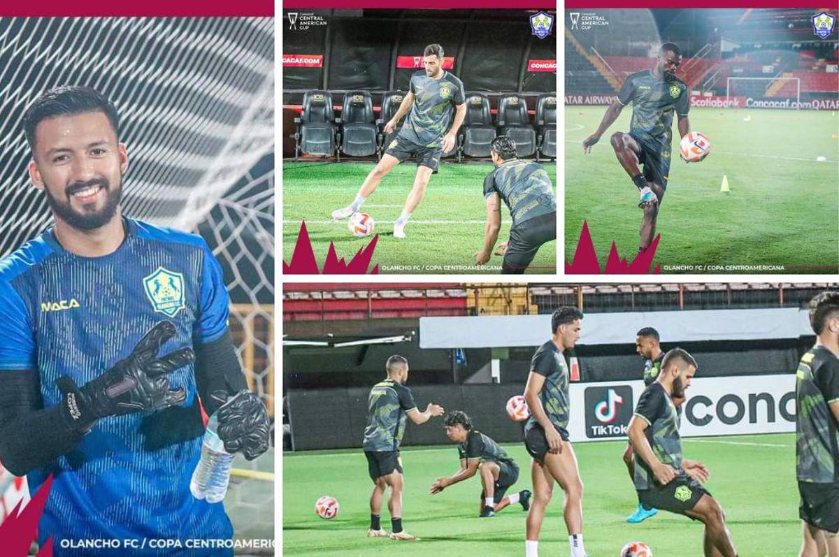 Olancho FC realizó su último entreno en el Morera Soto previo a su debut ante el Alajuelense en la Copa Centroamericana