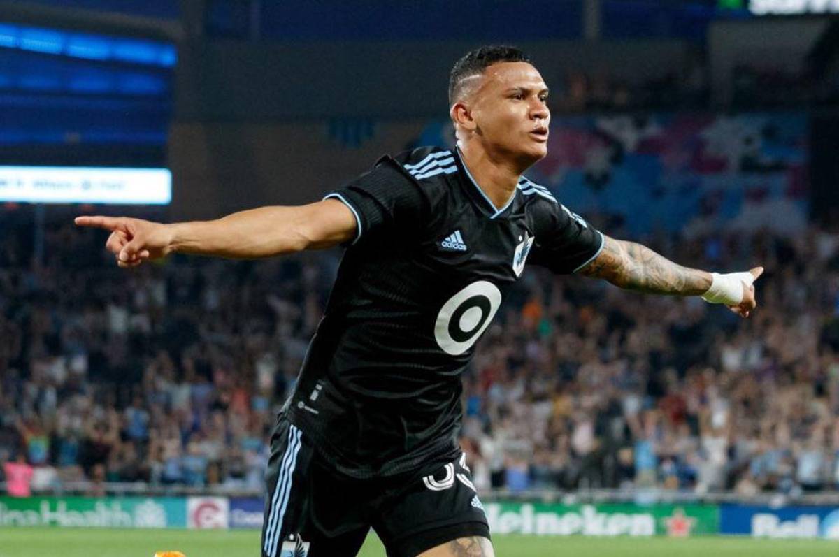 Hondureño Kervin Arriaga destaca en el equipo ideal de la jornada 17 de la MLS y el técnico del Minnesota lo advierte