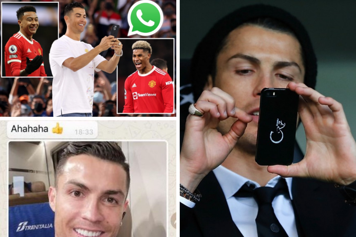 Revelan cómo es el comportamiento de Cristiano Ronaldo en el grupo de WhatsApp del Manchester United