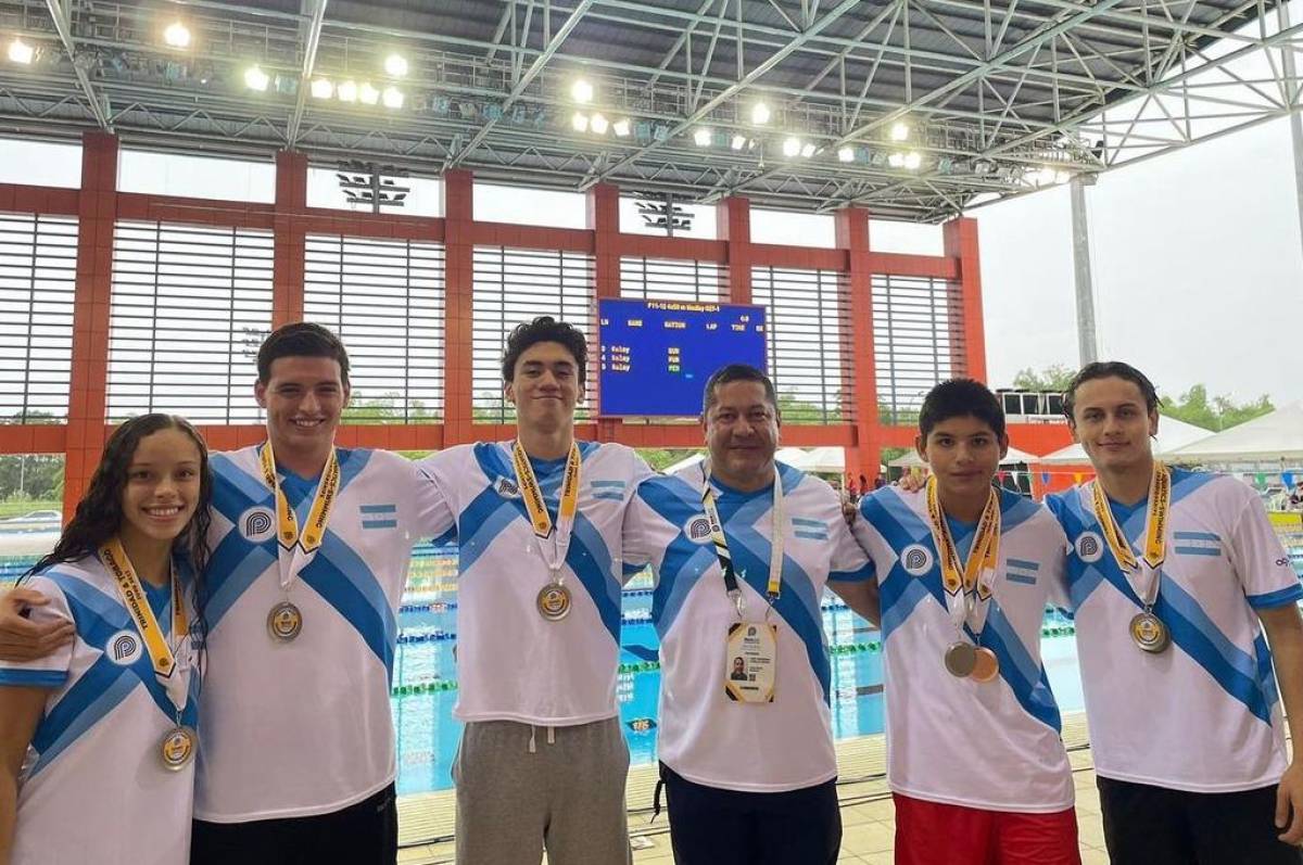 Honduras arranca con siete medallas y récord nacional el Panam Aquatics 2022 en Trinidad y Tobago