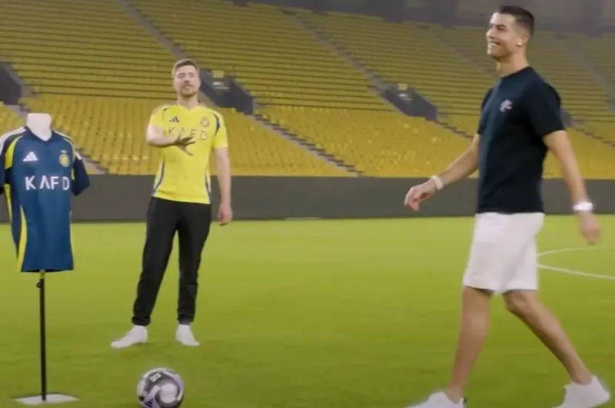 Cristiano Ronaldo ‘acaba’ con el debate en programa de Mr Beast: “¿Quién dice que Messi es mejor que yo?”