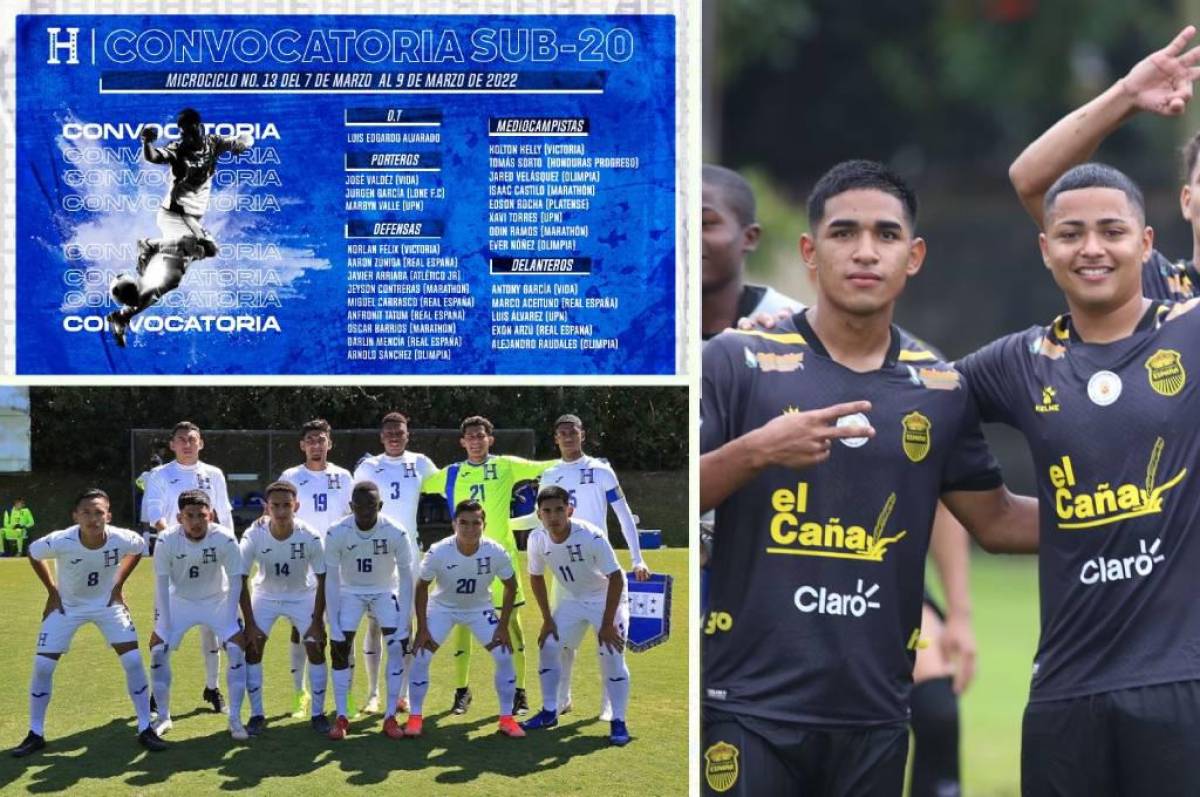 Honduras gira convocatoria para microciclo de la Sub-20 de cara al Premundial: Real España impone en la nómina