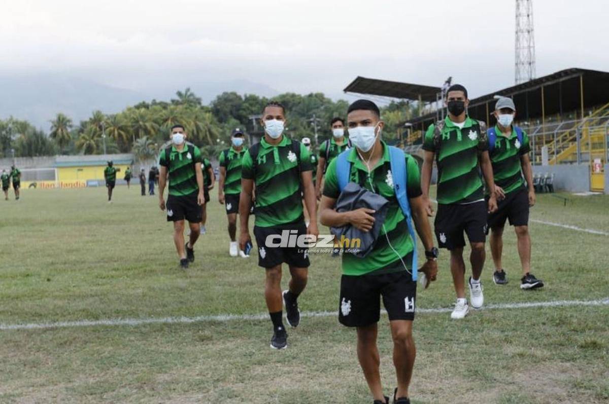 ¡Futbolistas destrozados! Las tristes imágenes del último partido de Platense en primera división en Honduras