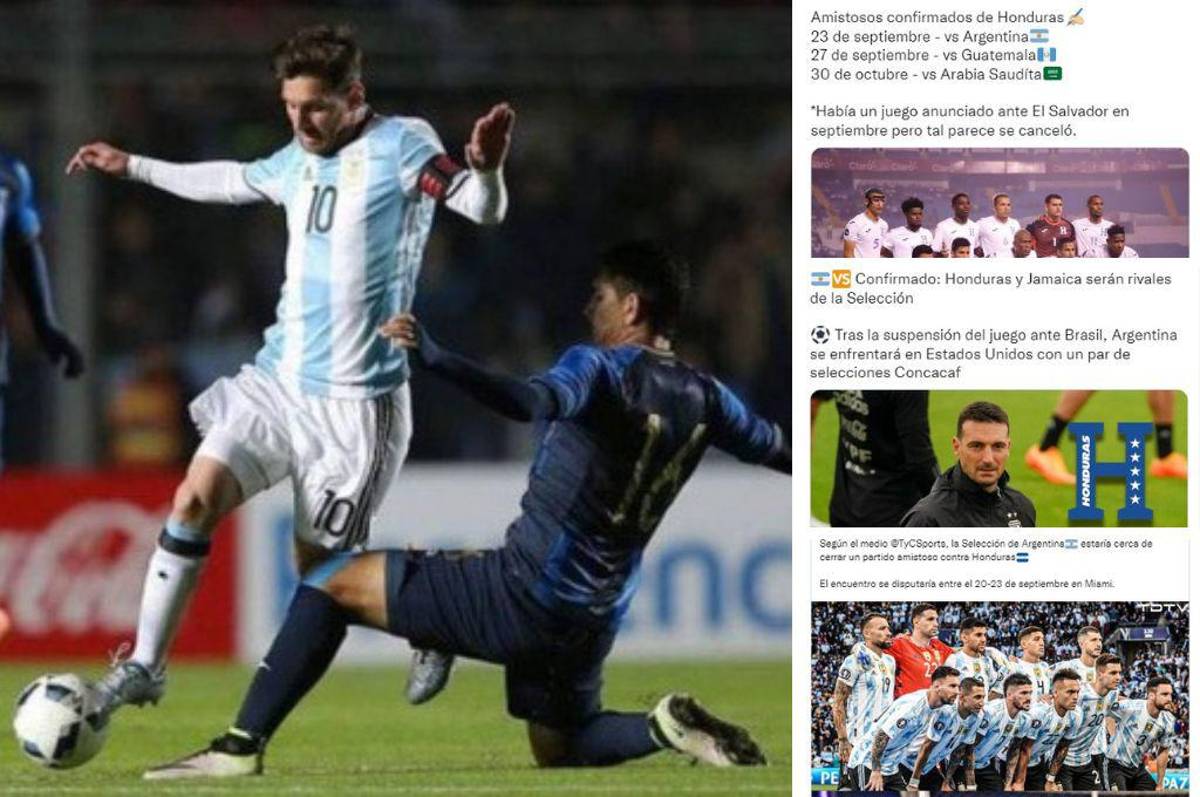 “Contra el siete veces Balón de Oro, Messi”: La reacción de la prensa tras confirmarse el amistosos Argentina vs Honduras
