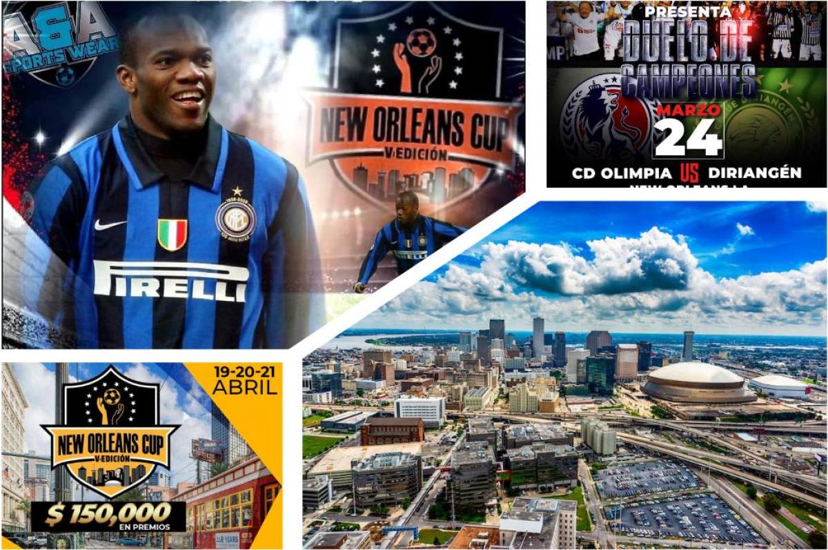 New Orleans se convertirá en la casa del fútbol con visitas de lujo: David Suazo, el Olimpia de Pedro Troglio y homenaje a Eulogio Palacios