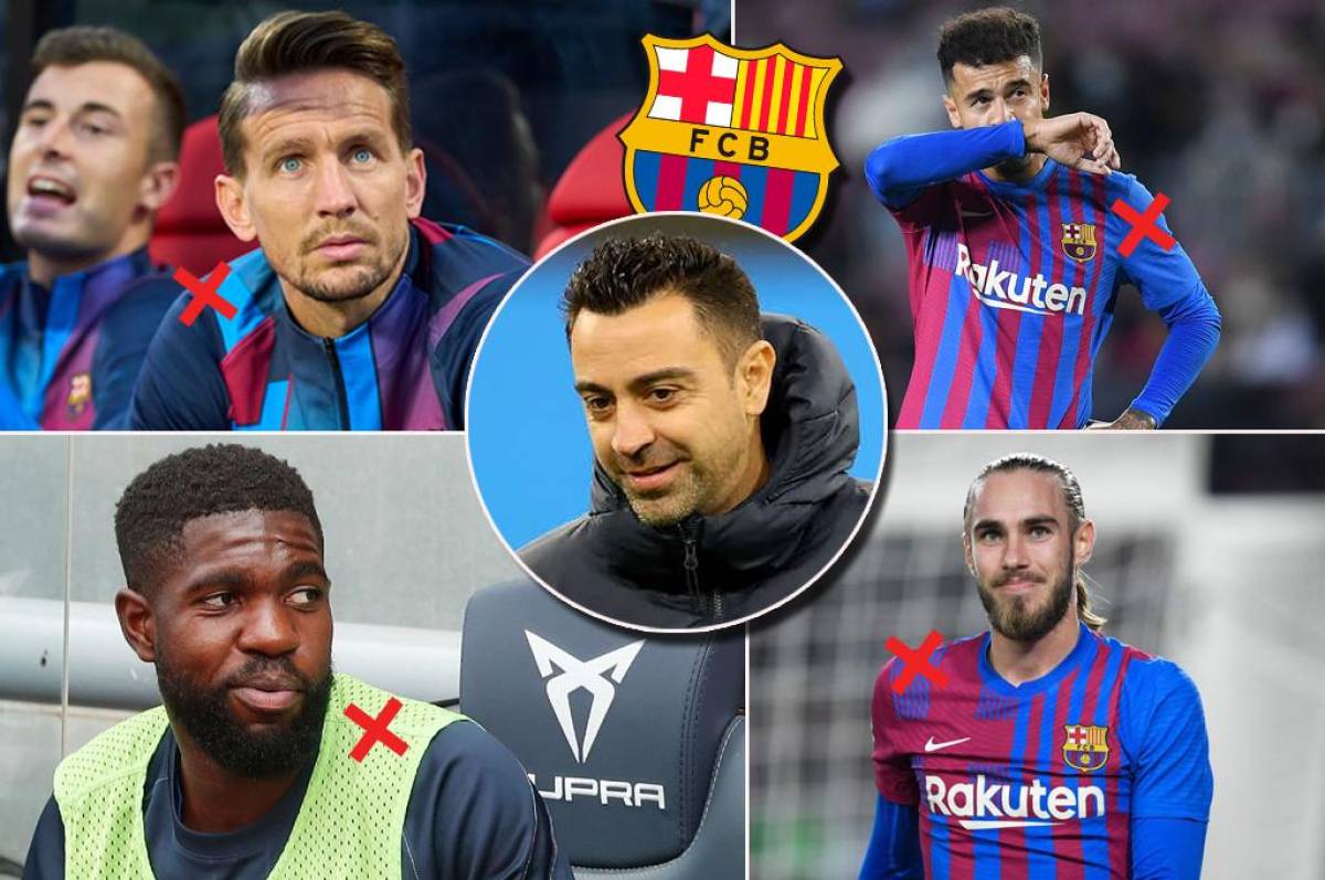 Operación salida en el Barcelona: filtraron la lista de los 10 jugadores que Xavi pondrá en el mercado de enero 2022