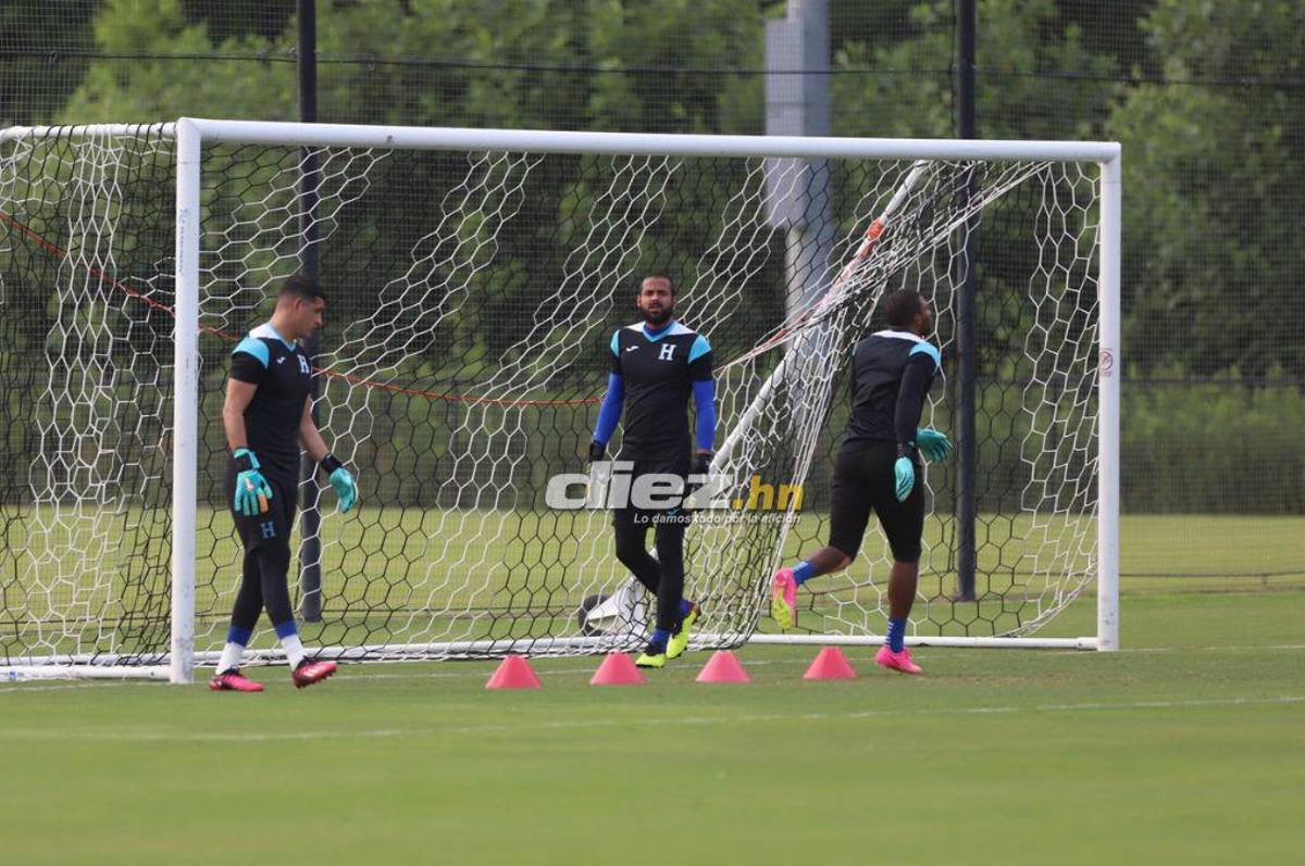 La charla de Diego con futbolista y la admiración de “Chelito” a Pinto: el último entrenamiento de Honduras antes de enfrentar a Haití