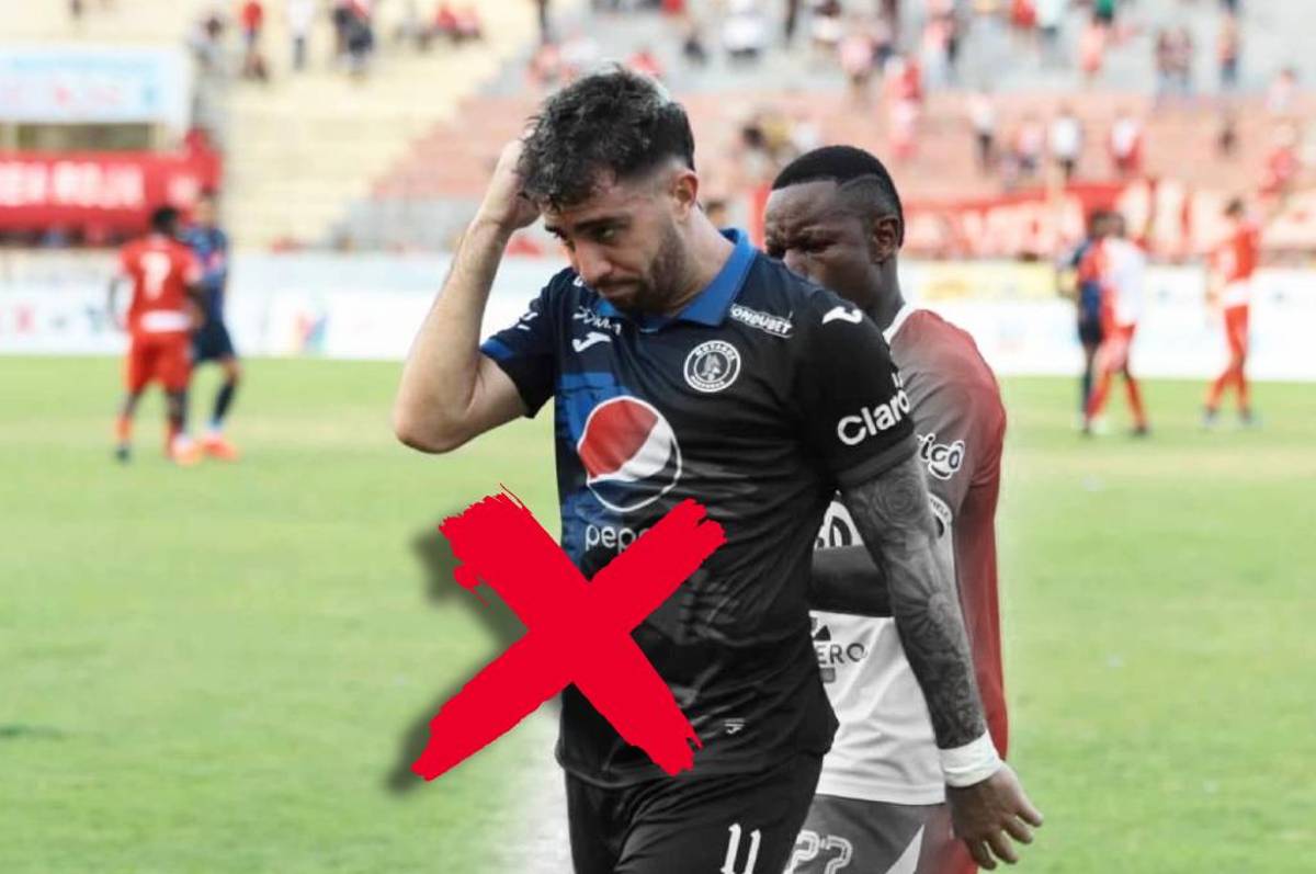 Mazazo al Motagua: Agustín Auzmendi se pierde las semifinales tras duro castigo; Olimpia sufre revés