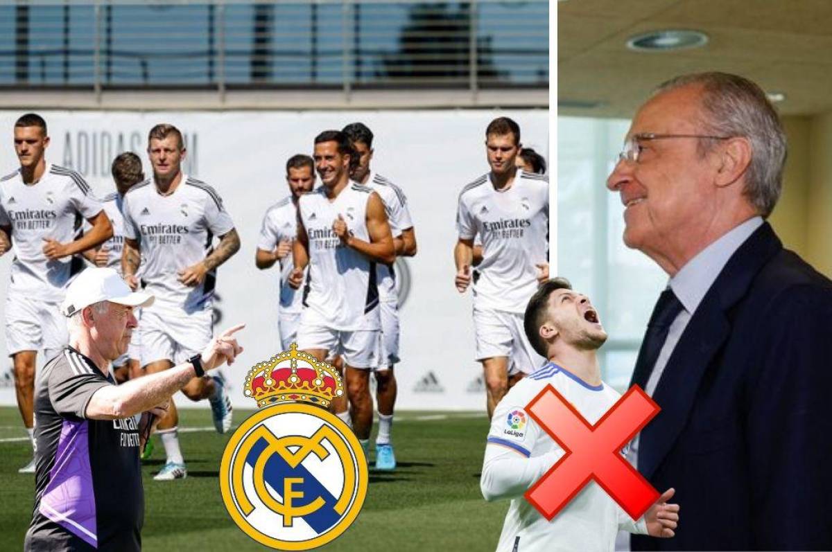 Vendieron a Luka Jovic y faltan cinco más: La lista negra de Ancelotti y Florentino Pérez en el Real Madrid