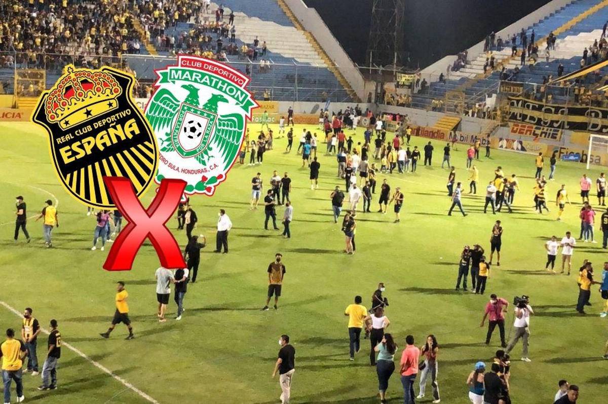 Policía Nacional recomienda que el partido de vuelta de semifinales entre Real España vs Marathón se juegue en el estadio Olímpico