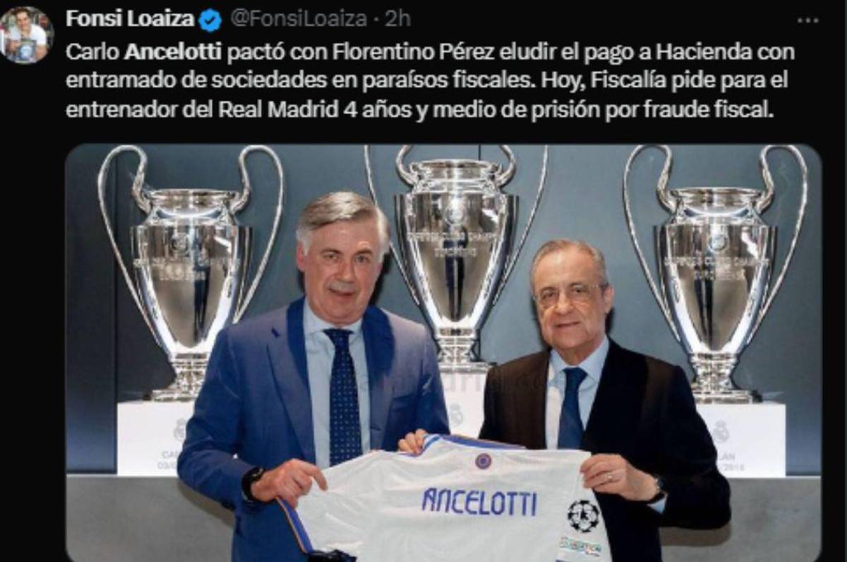 “Escándalo mundial”, “está tranquilo”: así reacciona la prensa internacional sobre el caso de Carlo Ancelotti