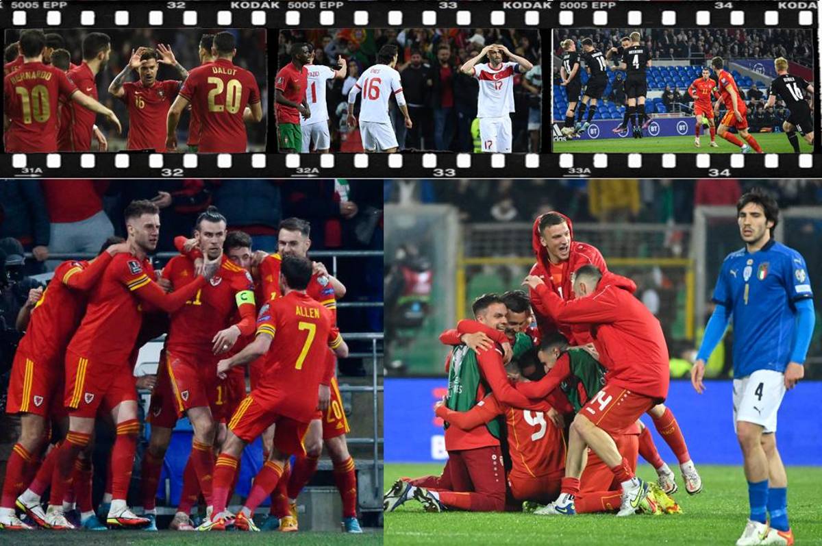 ¡Macedonia enloquece, Portugal avanza y los golazos de Bale! Las postales de la primera ronda de repechajes en Europa