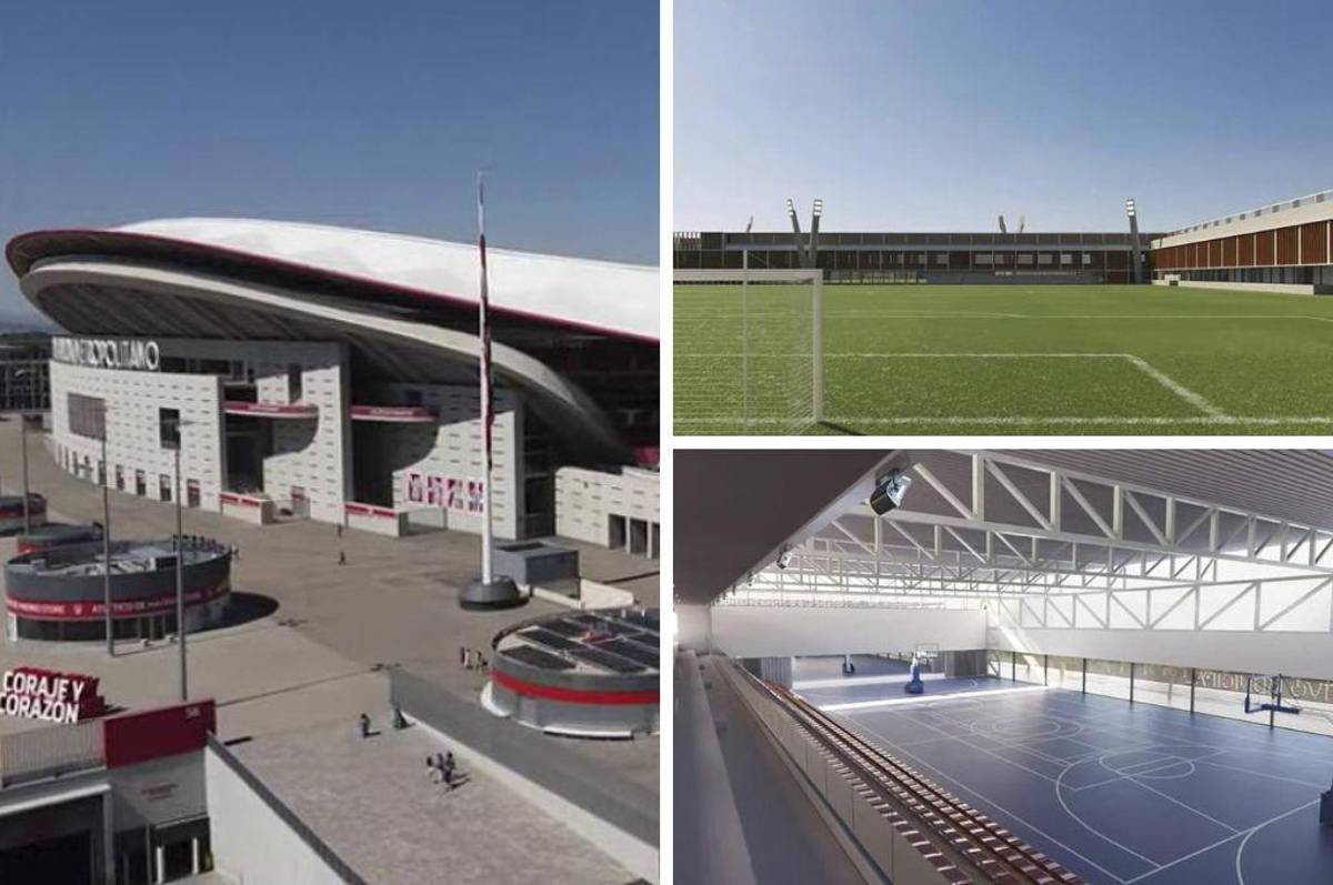 El Atlético de Madrid cambia el nombre de su estadio y presenta su espectacular centro de entrenamiento