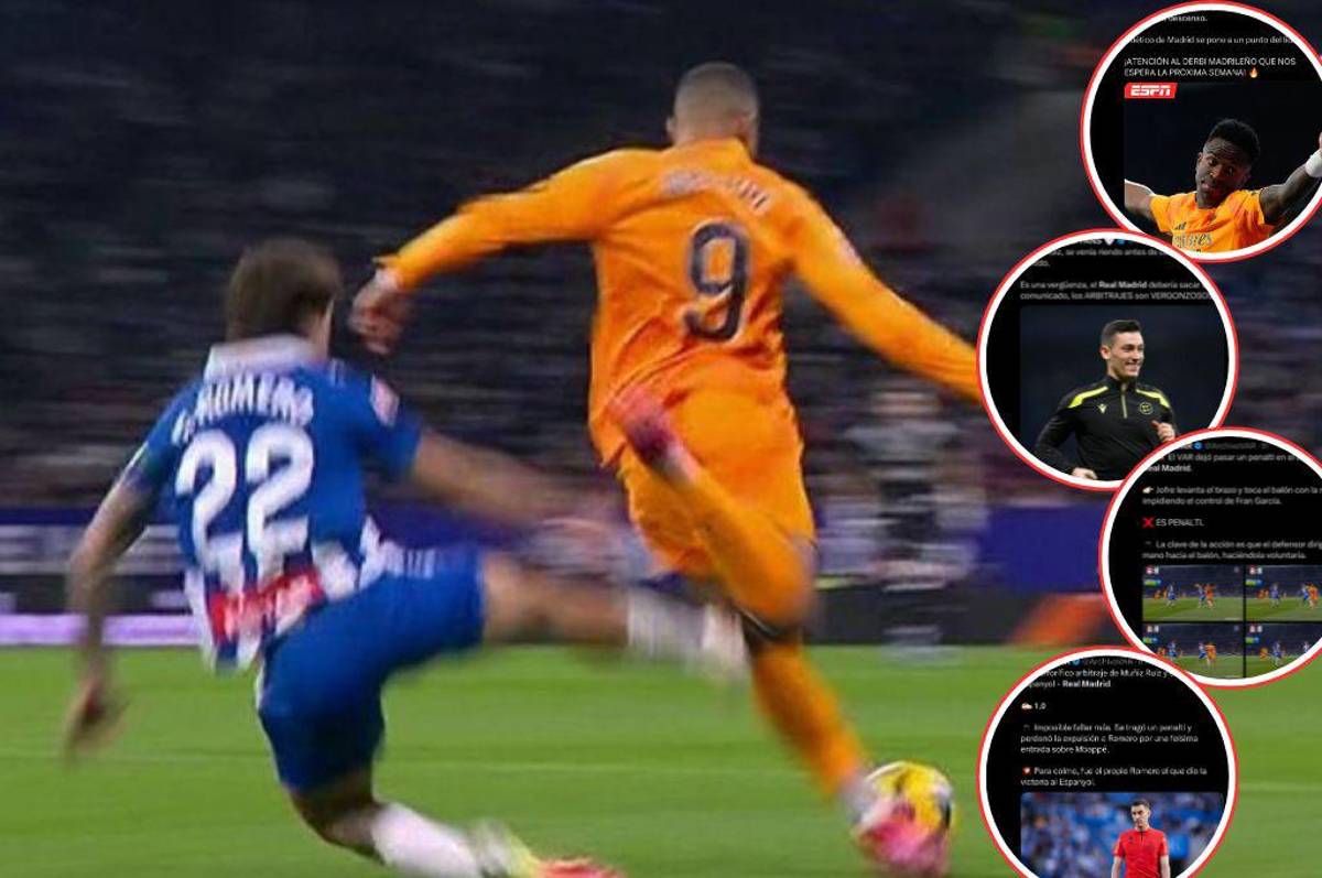 “Terrorífico arbitraje” “ya se acabó el ciclo de Ancelotti”: la prensa reacciona a la roja no sacada en el Espanyol-Real Madrid