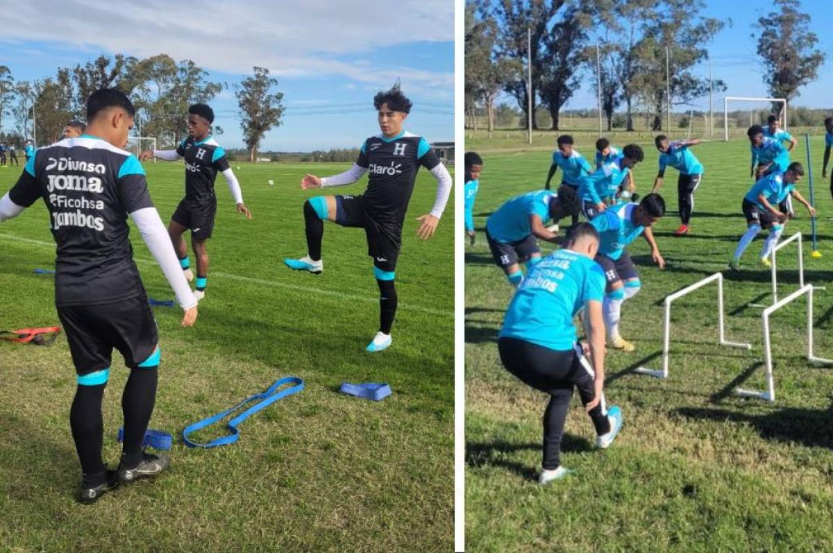 Sub-20 de Honduras culmina segundo entrenamiento en Sudamérica previo al doble amistoso ante Uruguay