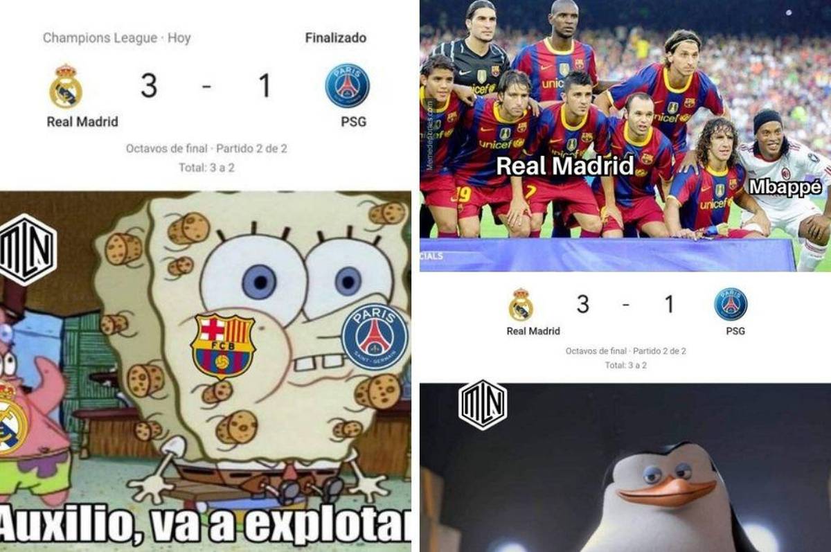 Los memes no perdonan al PSG tras ser eliminados de la Champions League por el Real Madrid