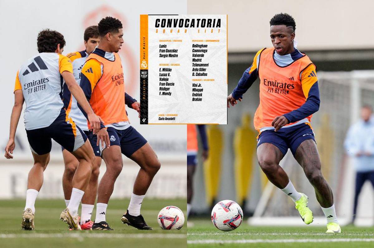 El Clásico: la enorme novedad en la convocatoria del Real Madrid para enfrentar al Barcelona