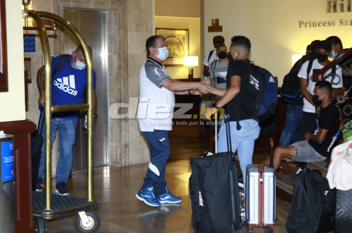 Ilusionados y con maleta en mano: Así llegaron los futbolistas a la concentración de la Selección de Honduras