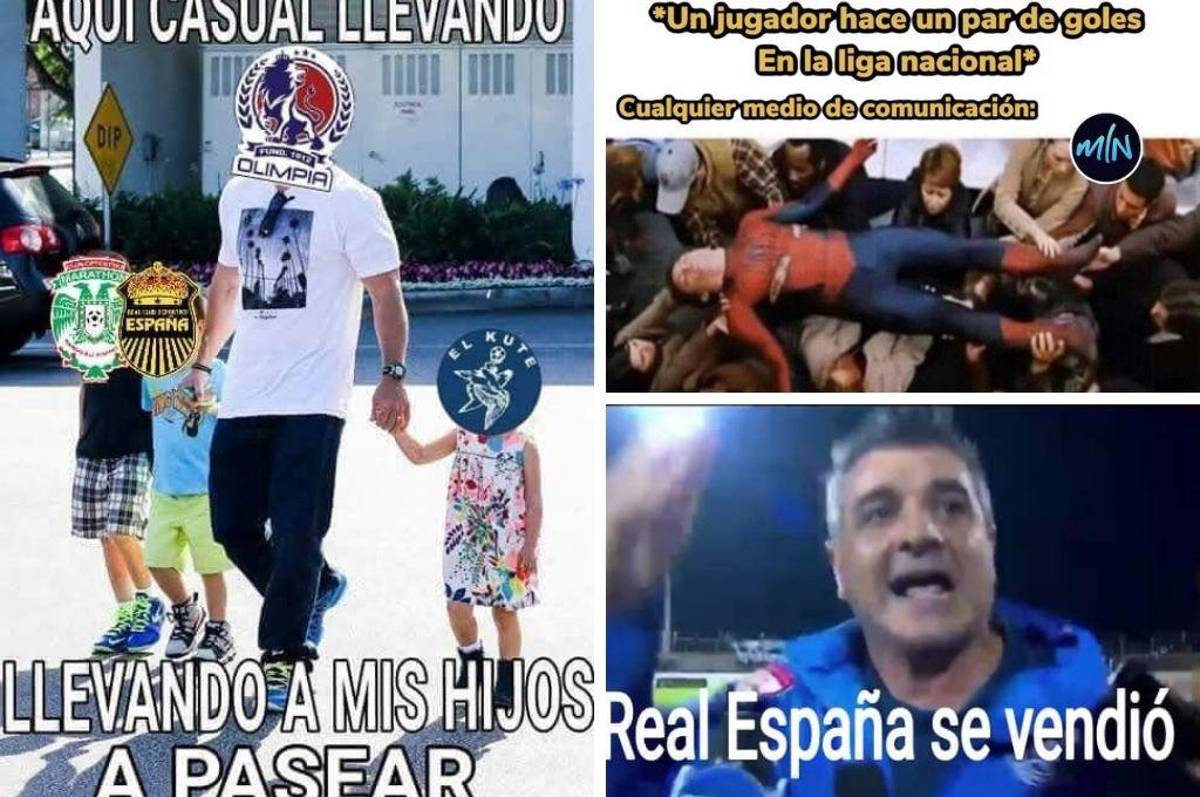 Los otros memes de la gran final entre Olimpia y Real España donde no perdonan a los aurinegros