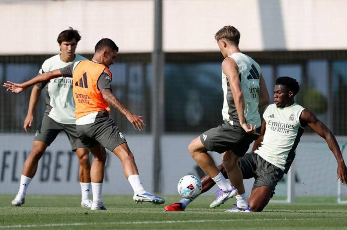 Real Madrid completó su primer entrenamiento de la temporada: tres ausencias y la buena noticia para Xabi Alonso