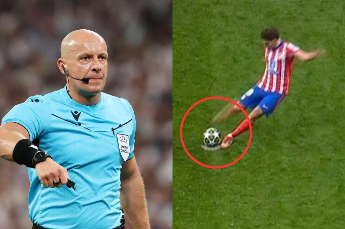 ¿UEFA acepta la culpa? El duro castigo que recibió el árbitro del VAR por anular el penal de Julián Álvarez ante Real Madrid