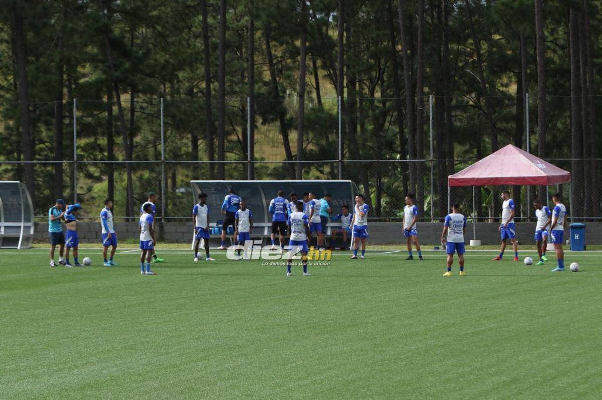 Quioto, con permiso especial, y el otro legionario que no se ha sumado; así fue el primer entrenamiento de Honduras de cara al duelo con Argentina