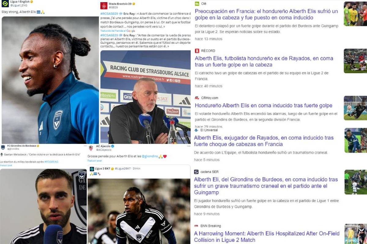 Oran por Alberth Elis: prensa mundial, clubes franceses y futbolistas se solidarizan con el hondureño tras su lesión