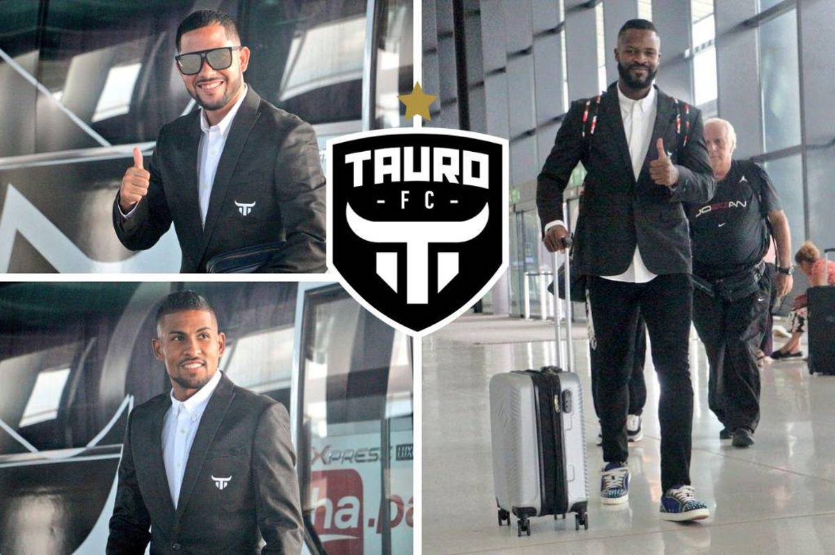 ¡Vestidos de gala! Tauro FC llegó a Tegucigalpa para encarar a Motagua por el duelo de los cuartos de final de Concacaf