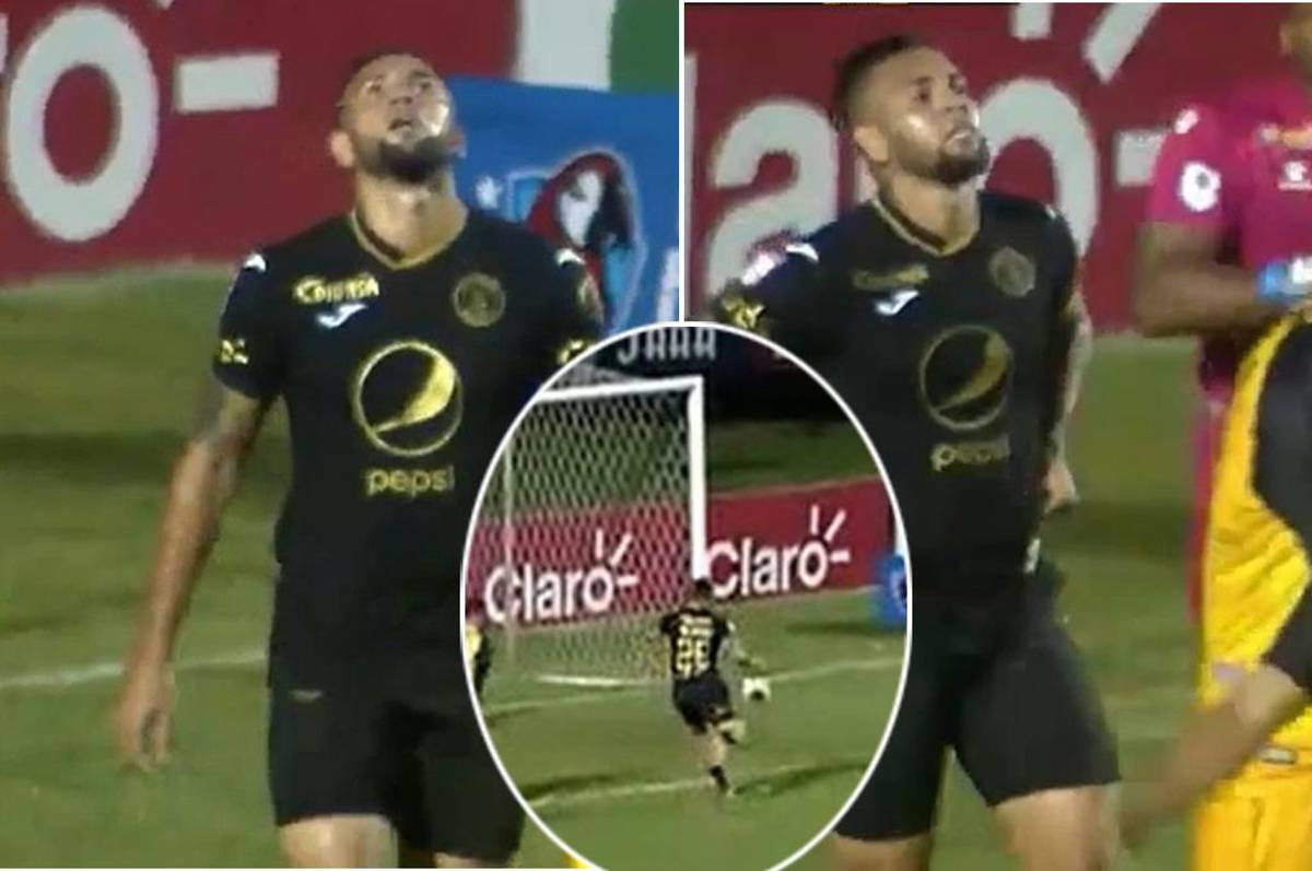 ¿Qué le pasa a los delanteros de Motagua? Increíble fallo de José Villafranca ante Real España