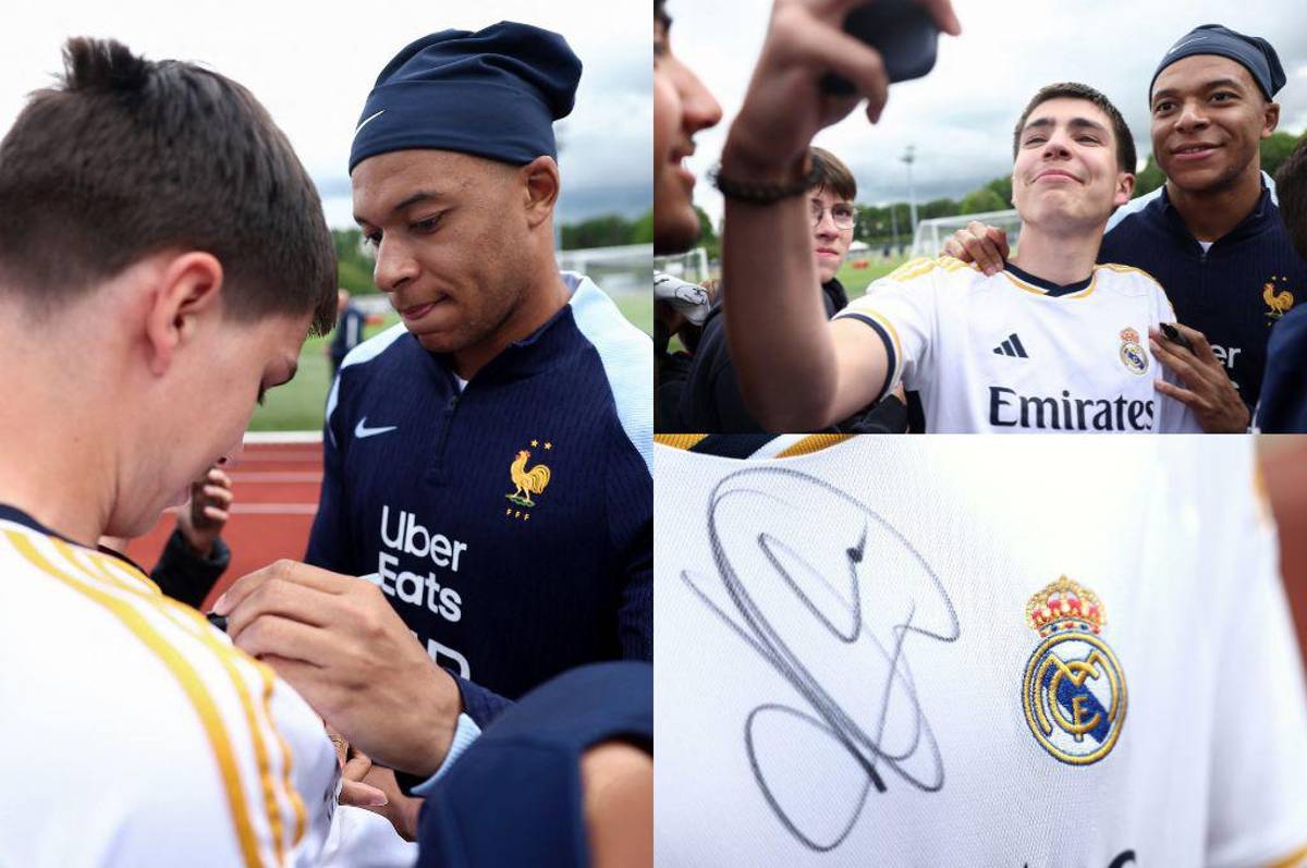 Mbappé es del Real Madrid: El delantero francés empieza a firmar camisetas del conjunto blanco previo a su fichaje oficial