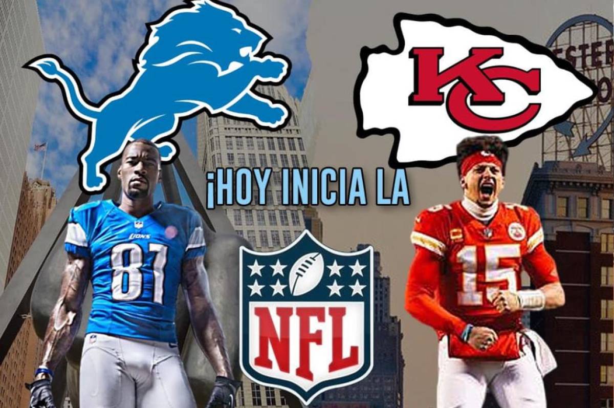 ¡Comienza la NFL! Los campeones Chiefs ponen a prueba su imponente racha de triunfos ante Lions