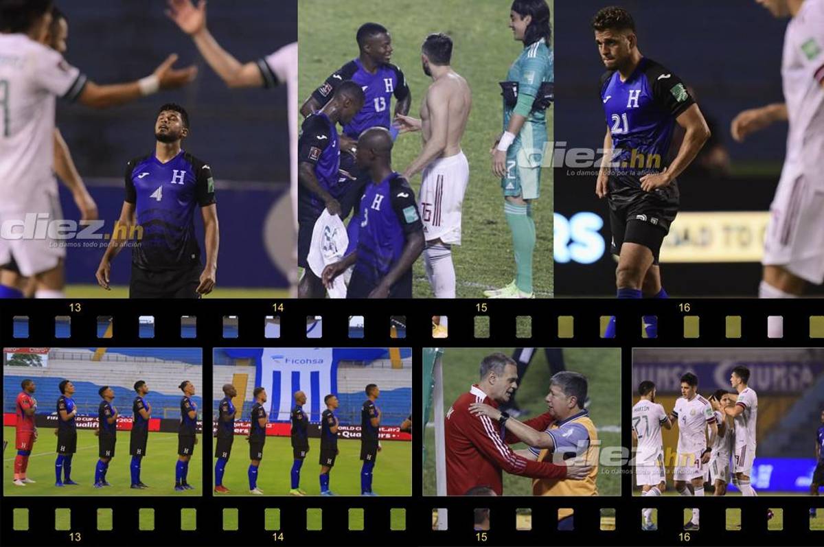 La tristeza de Honduras en su último juego eliminatorio en casa, el intercambio de camisetas y la celebración de México en San Pedro Sula