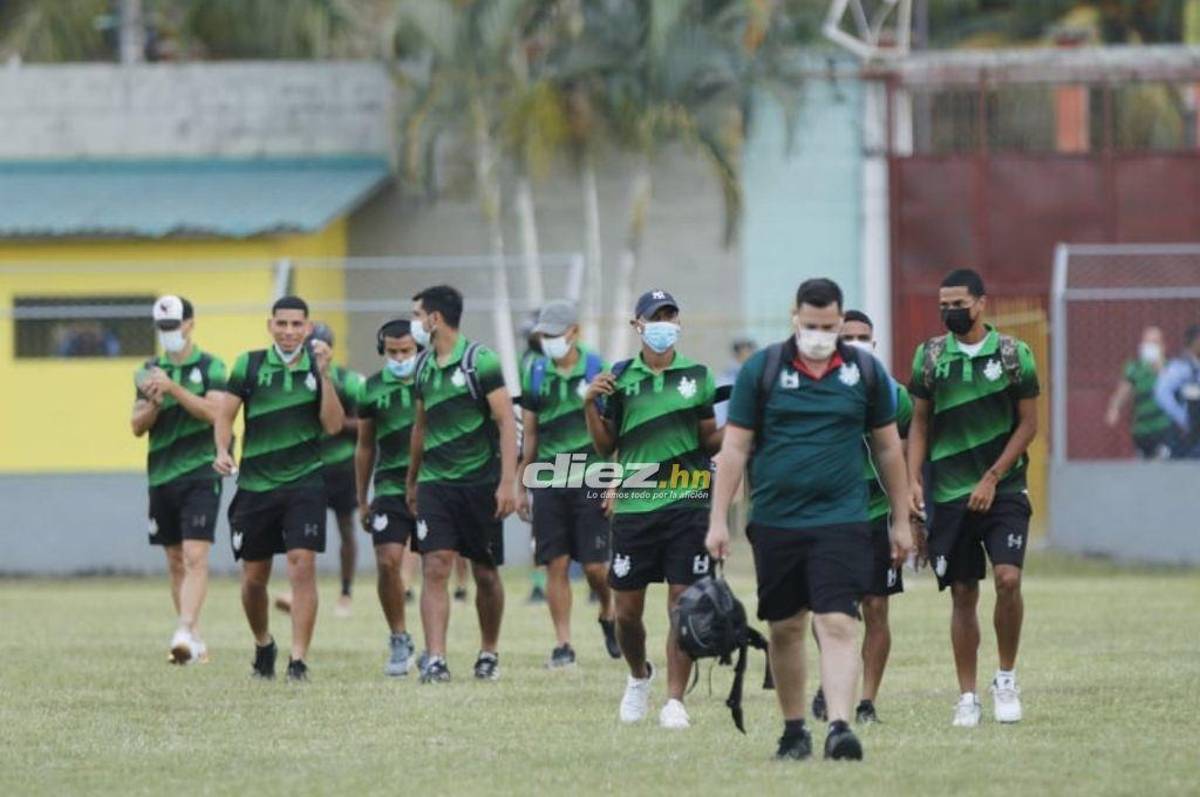 ¡Futbolistas destrozados! Las tristes imágenes del último partido de Platense en primera división en Honduras