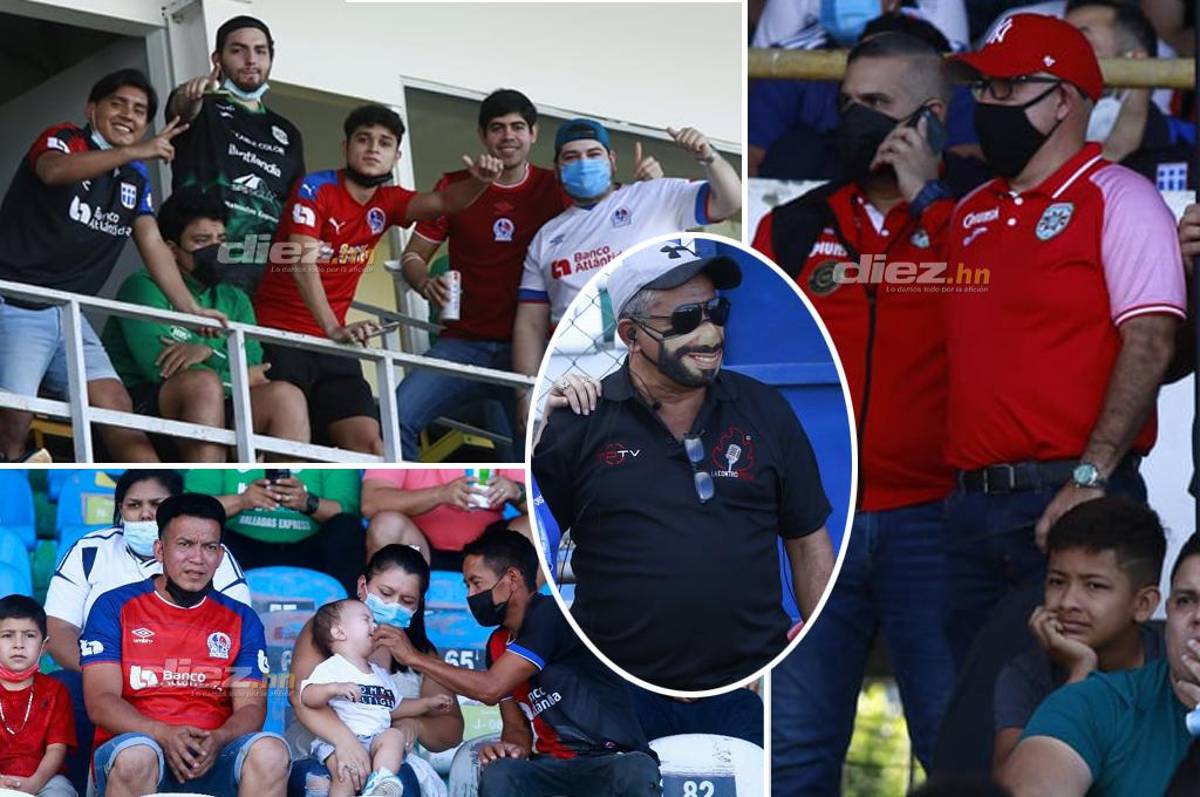 Olimpistas y marathones invadieron el Morazán: El bonito ambiente que se vivió para el clásico nacional