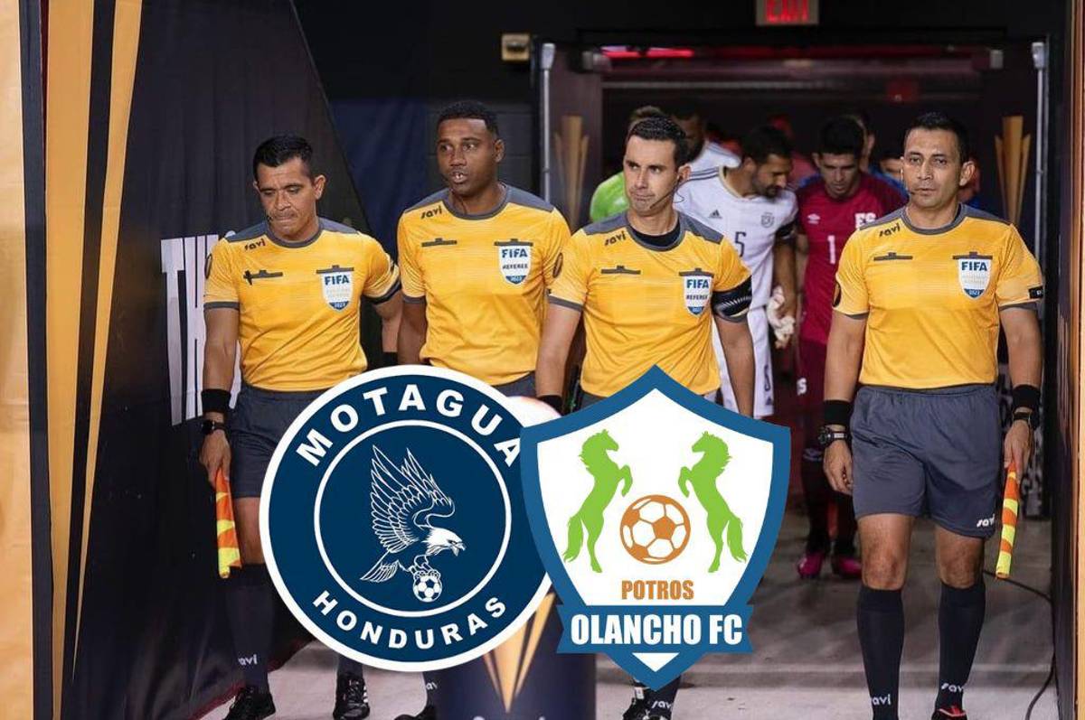 Concacaf confirma árbitros que impartirán justicia en el duelo Motagua vs Olancho FC por la Copa Centroamericana