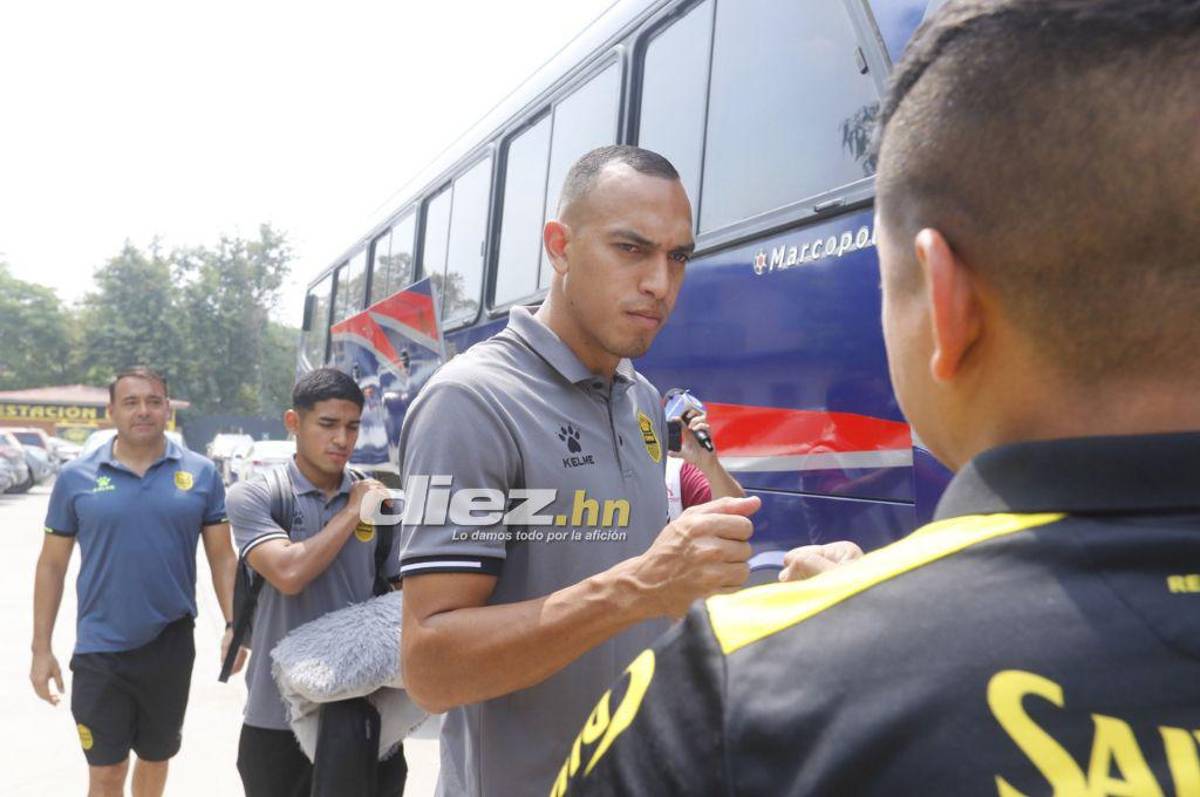 Mucho optimismo y con una duda: Así fue la salida de Real España rumbo a Tegucigalpa para enfrentar a Olimpia