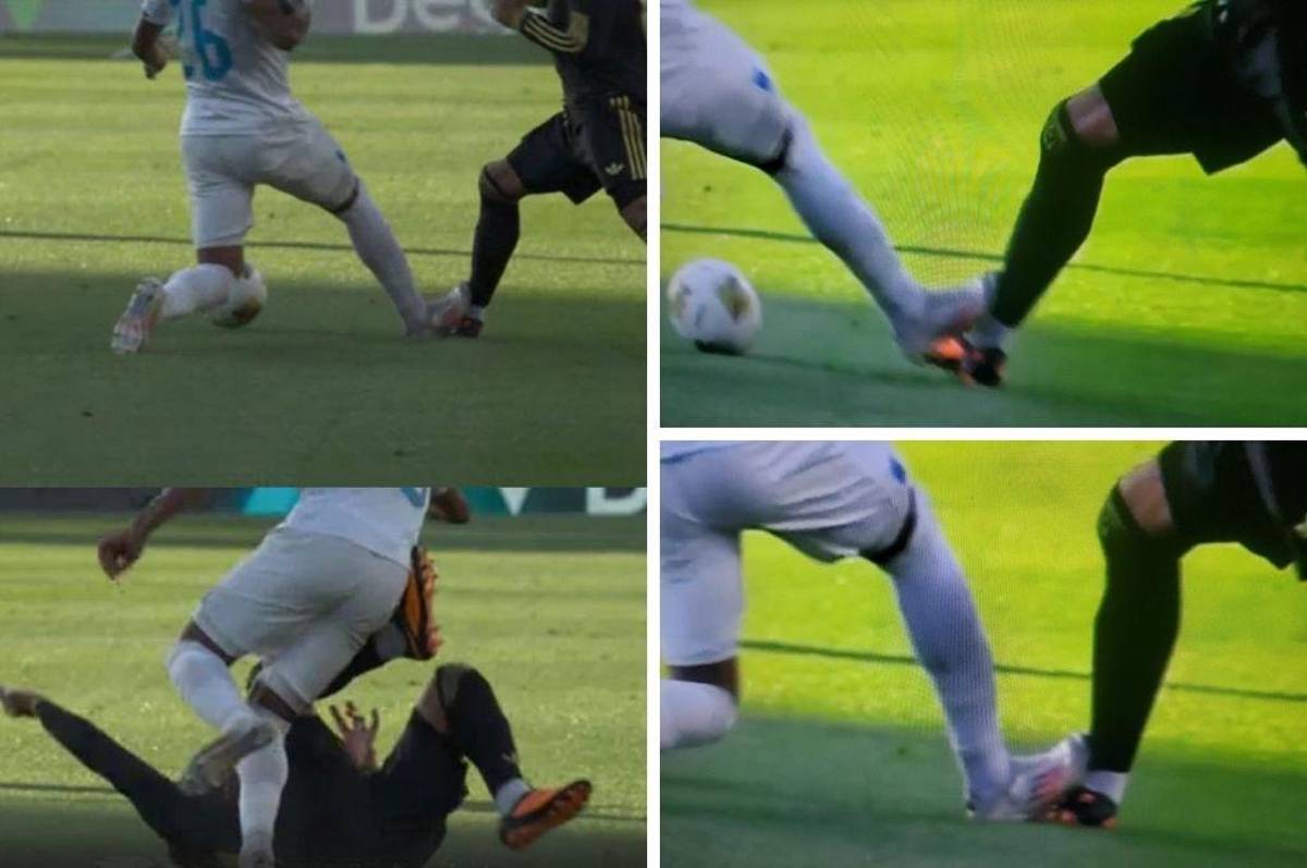 La roja que le perdonaron a Honduras tras tremendo pisotón de Luis Crisanto contra el mexicano Alexis Vega