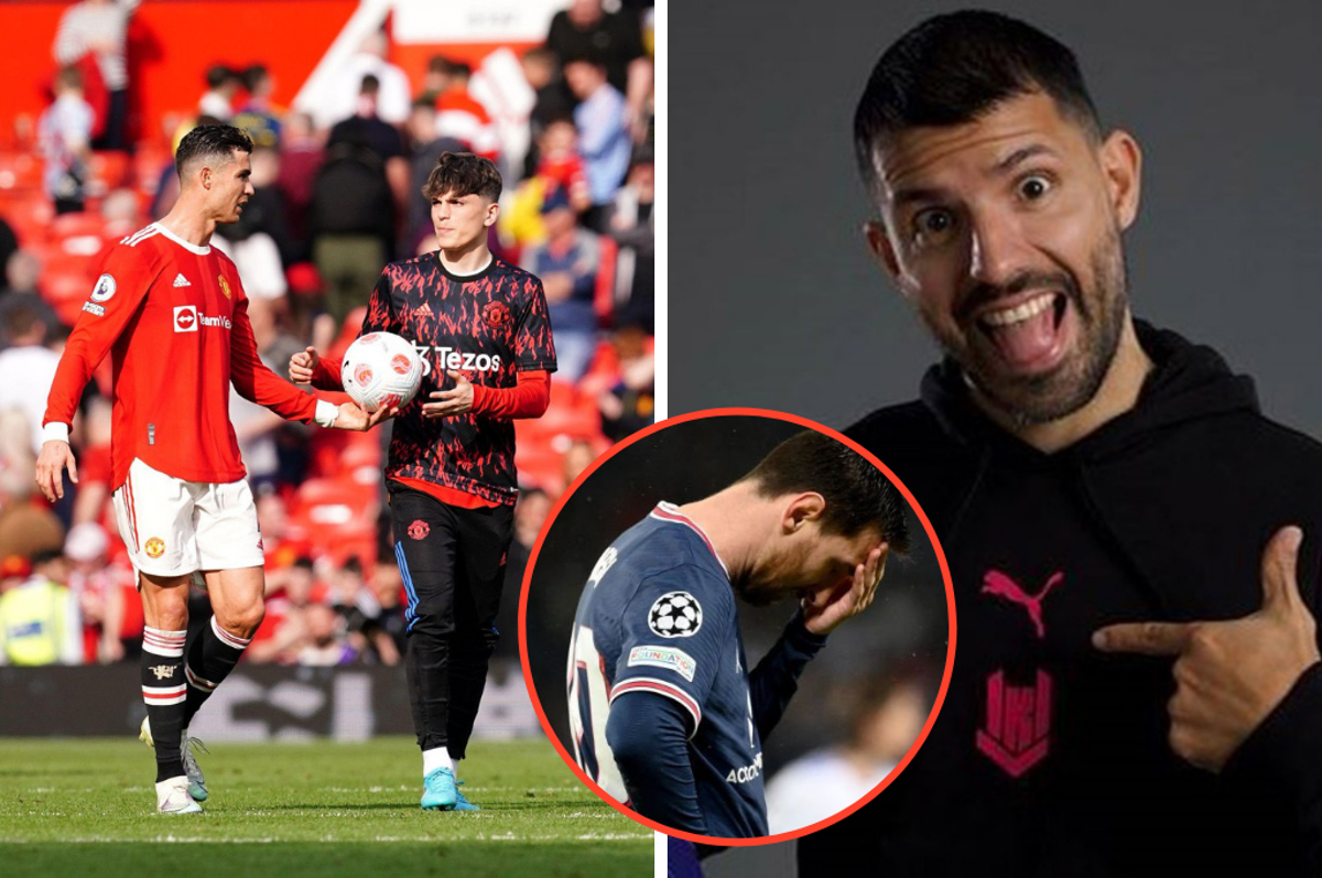 El dardo de Kun Agüero a Alejandro Garnacho luego del regalo de Cristiano Ronaldo: “No jugaste con el mejor, Leo Messi”