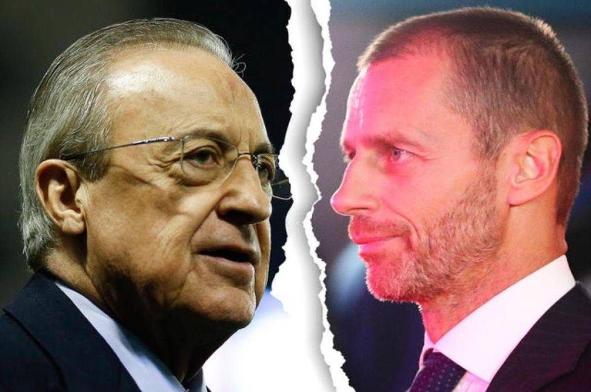UEFA ataca a Florentino Pérez y la Superliga luego de anunciar el nuevo formato de la Champions: “Lo veré en los tribunales”