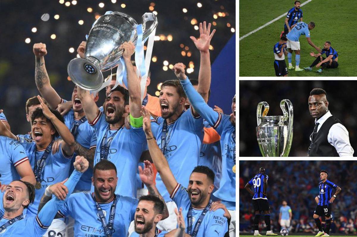 Manchester City campeón: El tremendo abrazo de Haaland y Pep; Lukaku junto a Lautaro destrozados tras perder la Champions